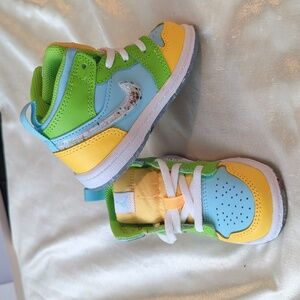 Jordan Kids Sneakers - Yellow, Green, Blue
